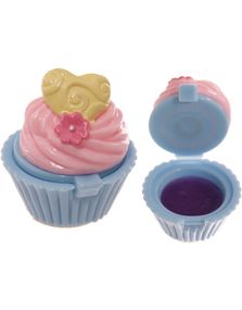 Blått Muffinsformat Lipgloss med Blåbärs Smak