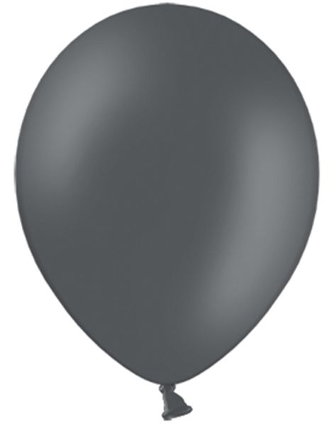 100 st 30 cm - MEGAPACK - Mörkgrå Ballonger