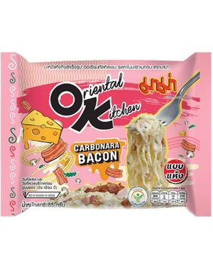 MAMA Oriental Kitchen Instant Noodles Carbonara Bacon 85 g (Thailand)