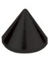 Metallic Point - Svart Dermal Anchor Kula