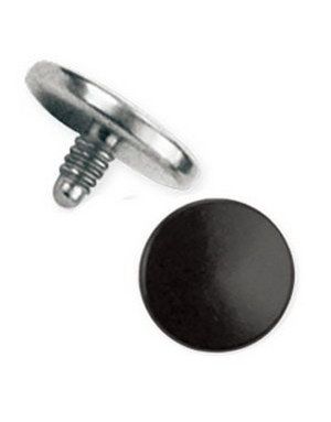 Metallic Svart Dermal Anchor Kula
