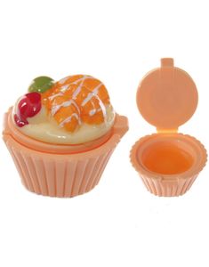 Orange Muffinsformat Lipgloss med Apelsinsmak