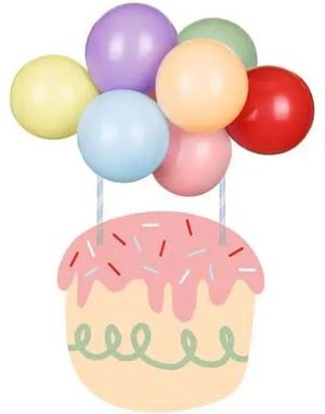 Kakedekorasjon med Ballonger DIY