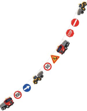Trafikkskilt og Konstruksjon Tema Girlander - 1,8 Meter