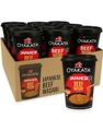 8 st Aj Oyakata Japansk Spicy Beef Wasabi Nudel Cup - Hel Låda 744 gram (Japan)