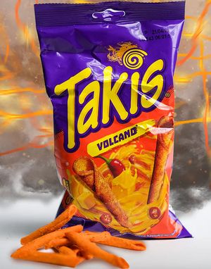 Takis Tortilla Chips - Volcano 100 Gram (USA - Jättestark)