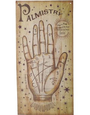 Palmistry - Veggdekorasjon 160x75 cm