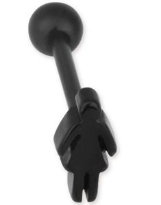 Woman Figure Black - Tungpiercing