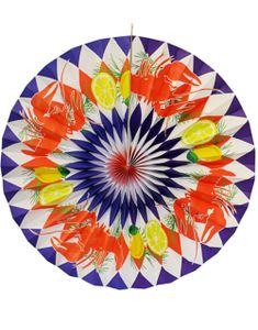 Dekorativ Pappersrosett 44 cm - Kräftfest