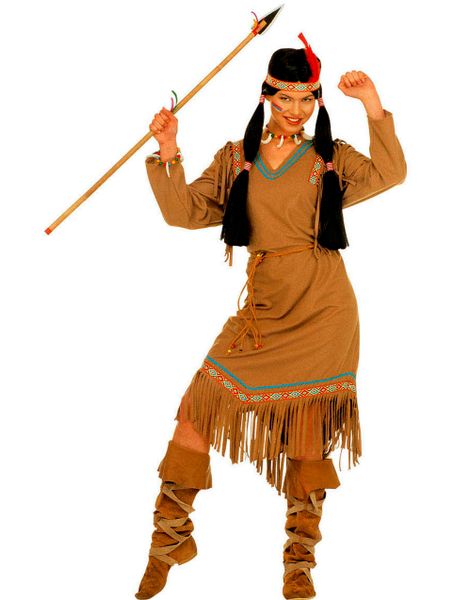 Indiankvinna - Kostym