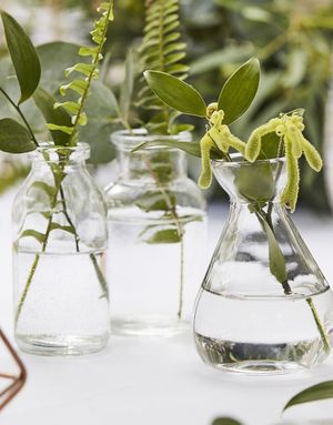 3 stk Små Vaser - Botanical Wedding