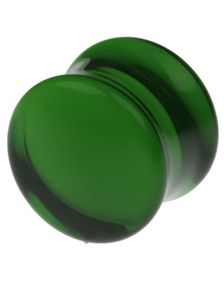 Grön Pyrex Piercing Plugg