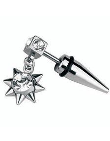Hanging Diamond Star - Fejkpiercing