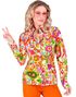 60's Blomstrete Peace'n'Love Hippie Kostymeskjorte til Dame - S/M