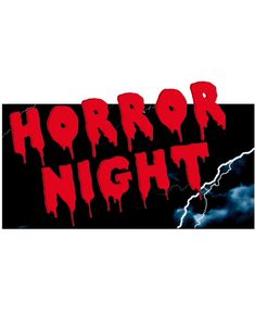 Horror Night - 30x55 cm PVC Väggdekoration