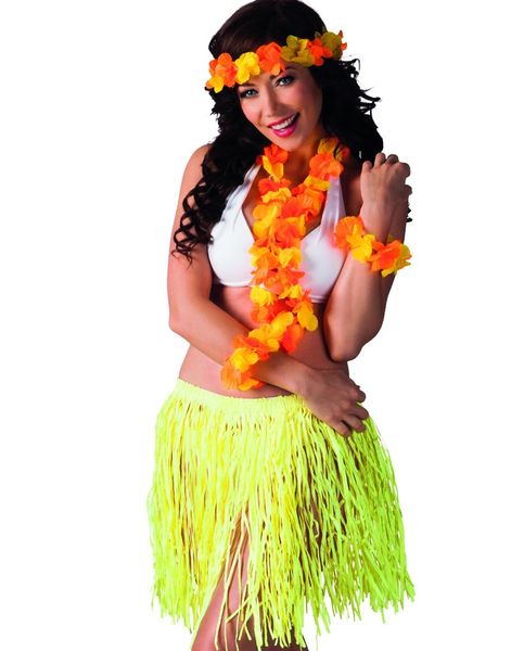Gult Hawaii-Set i 5 Delar
