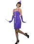 Daisy The Gatsby Flapper Damkostym - Lila