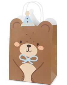1 stk Gavepose Teddybjørn 18x29x10.5 cm - My First Birthday