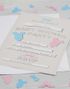10 stk Inbjudningskort - Babyshower - Baby Girl or Baby Boy