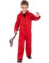 Röd Jumpsuit Maskeraddräkt till Barn