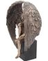 Angel's Reflection - Kontemplerende Englefigur i Bronse 26 cm