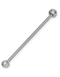 Basic Action - Silver Örbarbell