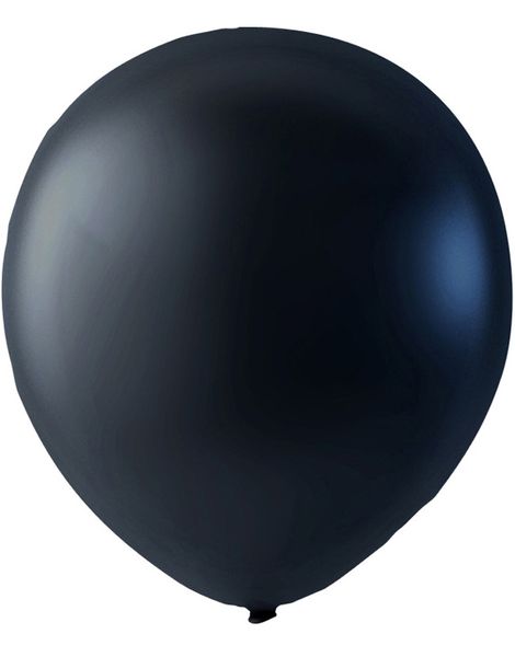 Metallic Svarta Små Ballonger 13 cm - 100 stk MEGAPACK