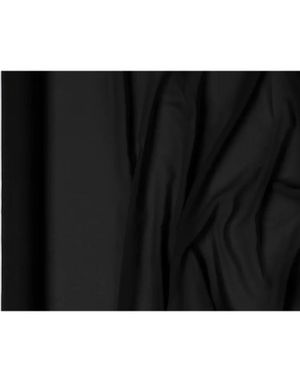 Svart Bordløpare i Chiffon - 48 cm x 5 meter