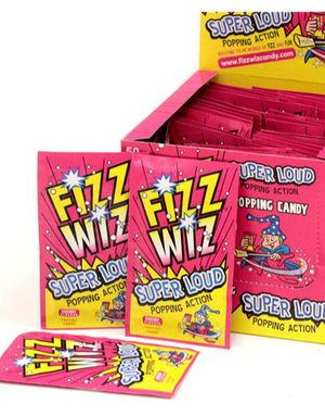 50 stk Fizz Wiz Popping Candy med Körsbärs Smak 245 gram
