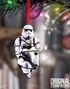 Hengende Stormtrooper Innpakket i Julelys Dekorasjon med Tråd 9 cm