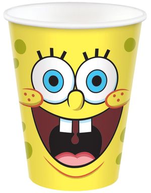 8 stk SpongeBob Squarepants Koppper 250 ml