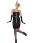 Daisy The Gatsby Flapper Damkostym - Svart