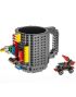 LEGO Inspirert Block Mug i Grå 