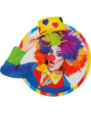 Väggdekoration 35x33 cm - Clownfest