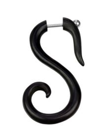 Swan - Svart Fejkpiercing