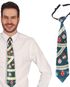 Grønt Slips med Forskjellige Julemotiver 45 cm