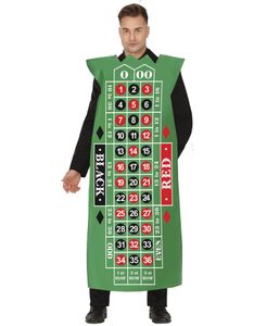 Roulette Kostyme til Voksen - Onesize Large