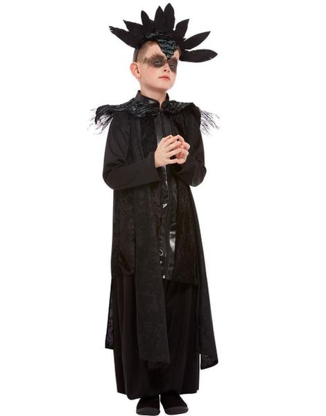 Deluxe Raven Prince Kostyme til Barn