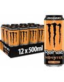 12 st Monster Energy Rehab Peach Tea - Energidryck med Persikosmak - Helt Paket 12 x 500 ml (Tyskland)