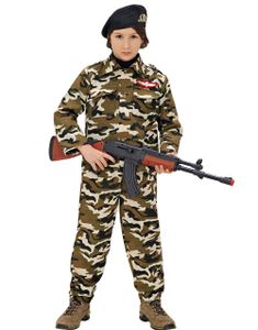 Militär Maskeraddräkt (Barn) med Hatt