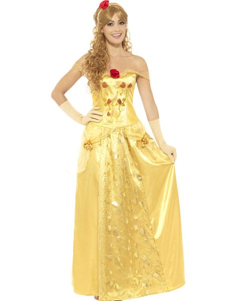 Beauty and the Beast Inspirerad Belle Damdräkt