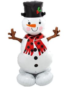 Snømann AirLoonz Folieballong - 88x139 cm