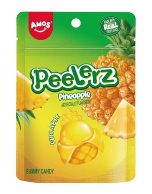 Peelerz Gummy Pinapple - Skalbart Gelégodis med Ananassmak 65 gram