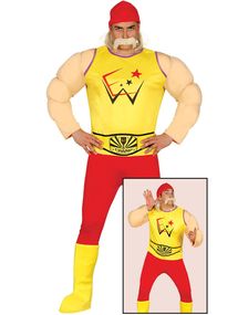 Hulk Hogan-inspirerad Maskeraddräkt (Herr)