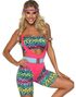80's Cardio Cutie - 80-Talls Treningsdrakt Kostyme til Dame