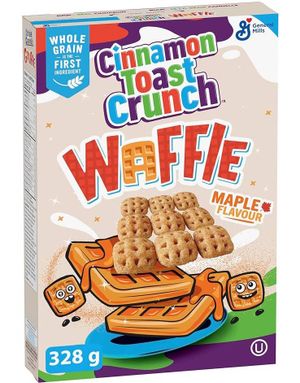Cinnamon Toast Crunch Waffle Maple Flavour - Frokostblanding 328 gram (USA)