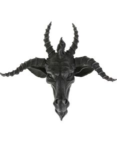 The Goat of Mendes - Kranium-Figur med Väggfäste 23 cm