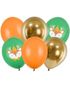 6 stk 30 cm Ballonger - Søt Rådyr Ballongbukett