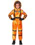 Orange Unisex Astronautkostyme til Barn