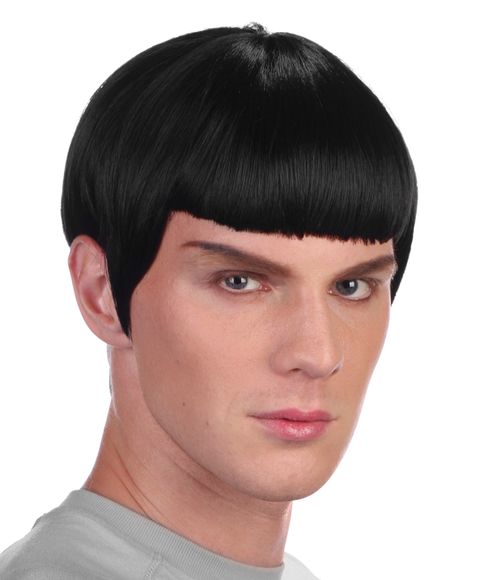 Spock Inspirerad Svart Peruk